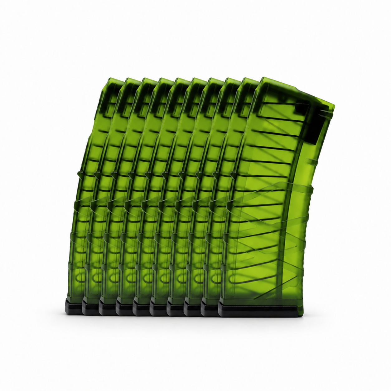 30 Round 5.56x45mm Magazine Green - 10 Pack