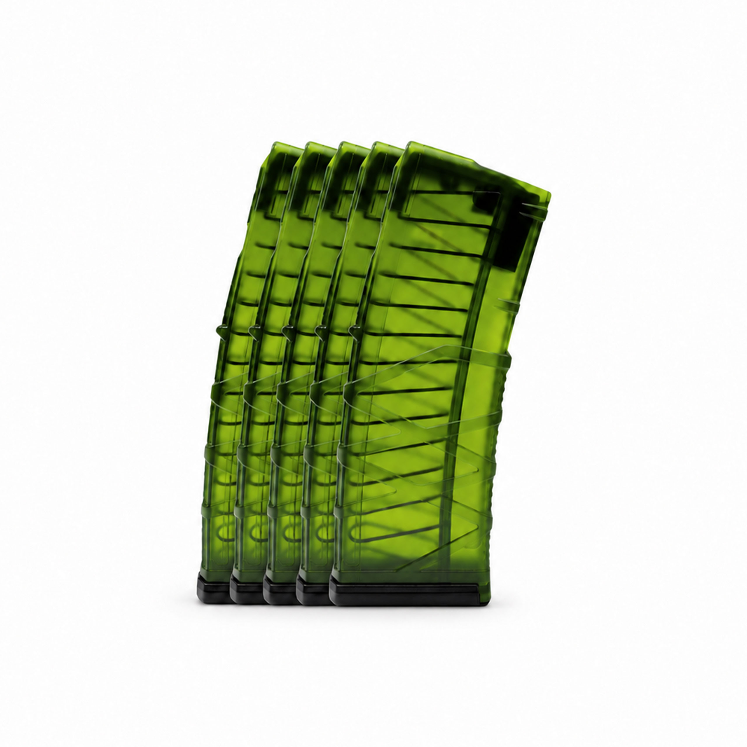 30 Round 5.56x45mm Magazine Green - 5 Pack