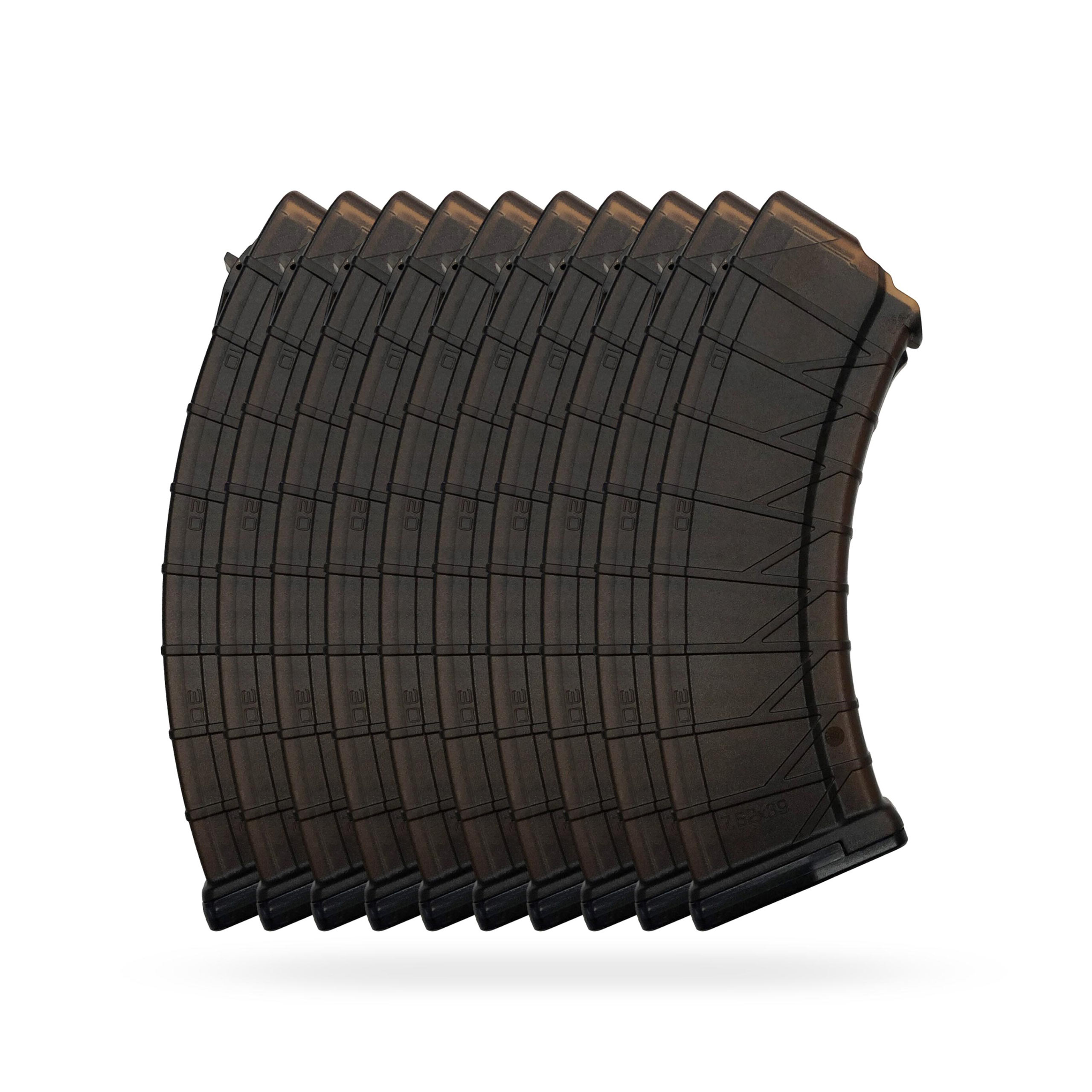 30 Round 7.62x39mm AK Magazine Brown - 10 Pack